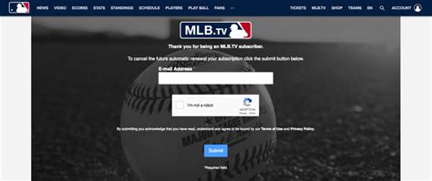 how to cancel mlb tv free trial
